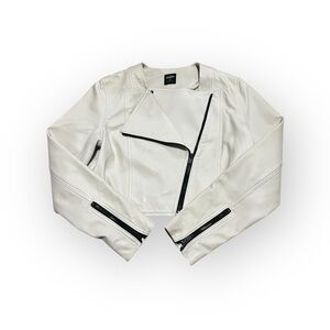 Kate Spade Saturday Lamb Leather Moto Jacket (L)